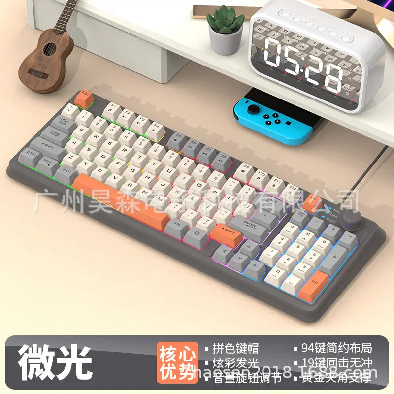 VoltDeck K82 Retro RGB Gaming Keyboard