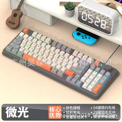 VoltDeck K82 Retro RGB Gaming Keyboard