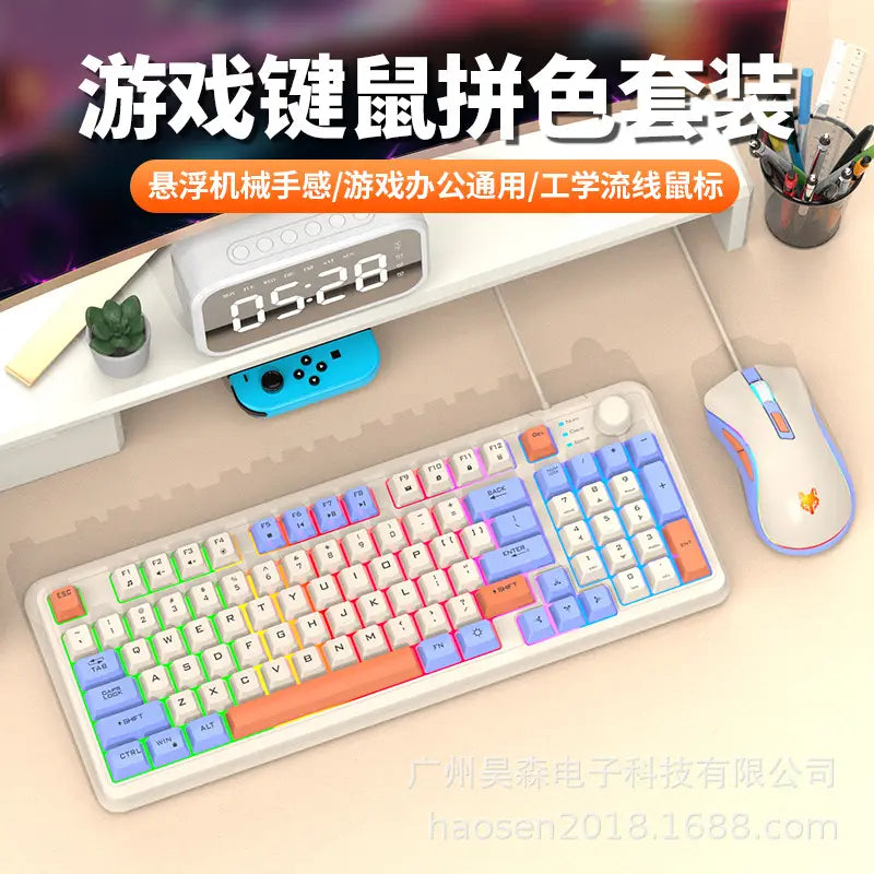 VoltDeck K82 Retro RGB Gaming Keyboard