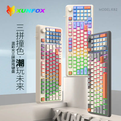 VoltDeck K82 Retro RGB Gaming Keyboard