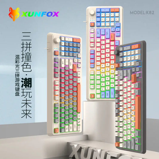 VoltDeck K82 Retro RGB Gaming Keyboard