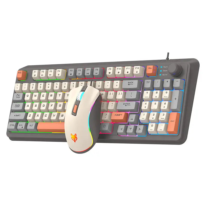 VoltDeck K82 Retro RGB Gaming Keyboard