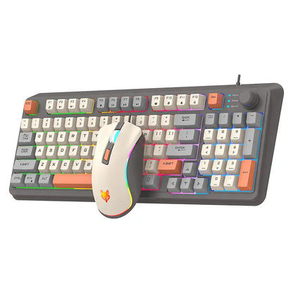 VoltDeck K82 Retro RGB Gaming Keyboard