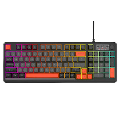 VoltDeck K98 Pro 98-Key Compact Gaming Keyboard (Mechanical Feel & RGB)