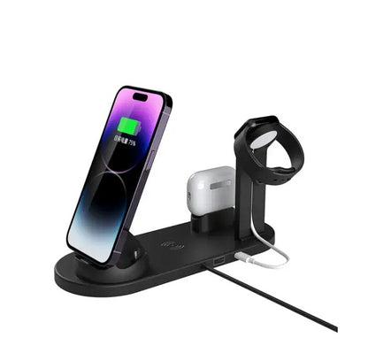 VoltDeck MagStation 4-in-1 Fast Wireless Charging Dock (15W)